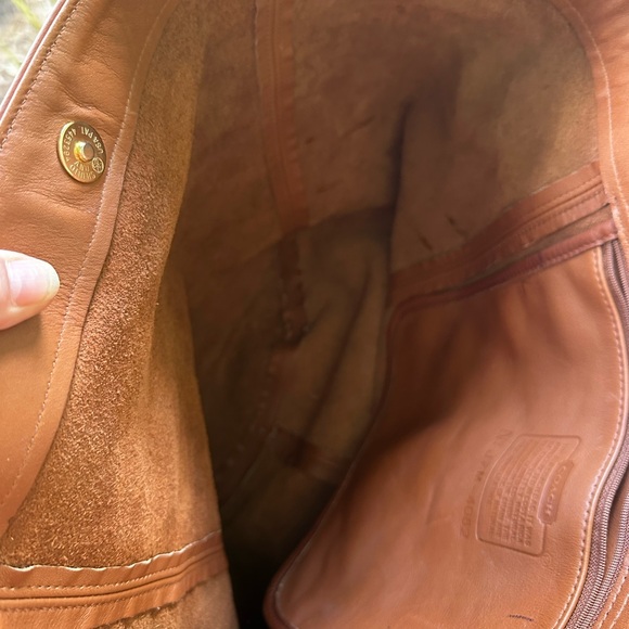 Brown Leather Tote Bag Coach - Picture 8 of 8